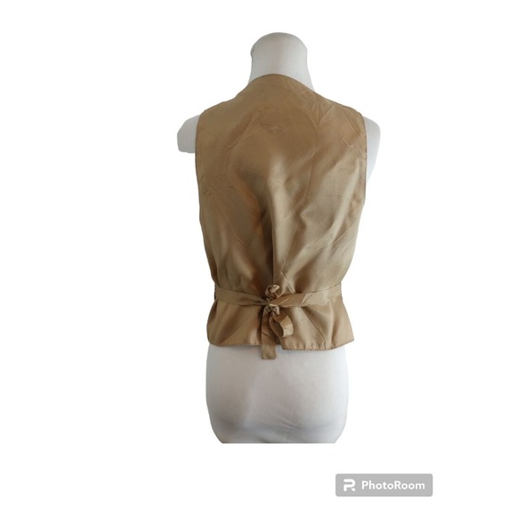 VTG Nadia Children of the World Tapestry Vest S Multicultural Button Inclusive - Picture 9 of 9